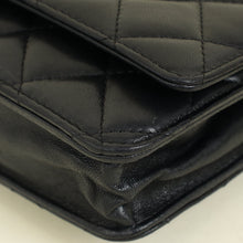 Chanel Black CC Classic Wallet On Chain