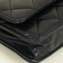 Chanel Black CC Classic Wallet On Chain