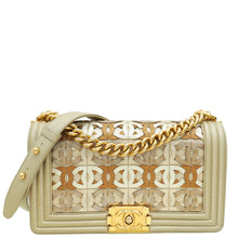 Chanel Bicolor Ltd. Ed. CC Embellished Boy Medium Bag