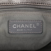 Chanel Metallic Grey CC Casual Pocket Messenger Flap Bag