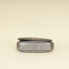 Chanel Metallic Grey CC Casual Pocket Messenger Flap Bag
