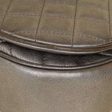 Chanel Metallic Grey CC Casual Pocket Messenger Flap Bag