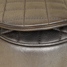 Chanel Metallic Grey CC Casual Pocket Messenger Flap Bag