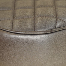 Chanel Metallic Grey CC Casual Pocket Messenger Flap Bag