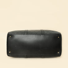 Chanel Black Vintage Stitched Duffle Bag