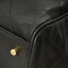 Chanel Black Vintage Stitched Duffle Bag