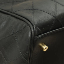 Chanel Black Vintage Stitched Duffle Bag