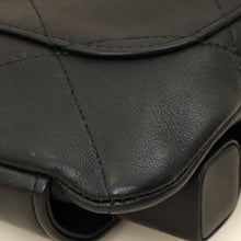 Chanel Black Logo Quilted Cosmetic Case With Chain Wrist