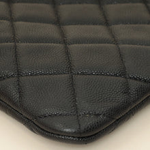 Chanel Black CC Classic Zip Pouch