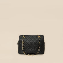 Chanel Black Zip Petite Shopping Tote (PST) Bag