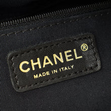 Chanel Black Zip Petite Shopping Tote (PST) Bag