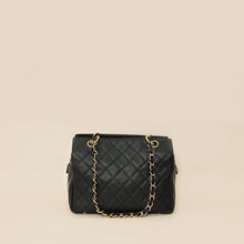 Chanel Black Zip Petite Shopping Tote (PST) Bag