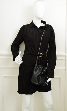 Chanel Black CC Business Affinity Bucket Bag