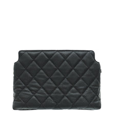 Chanel Black CC Chain Link Bow Clutch With Chain
