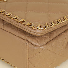 Chanel Beige CC Never Ending Chain Flap Bag