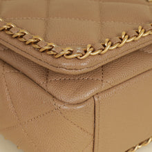 Chanel Beige CC Never Ending Chain Flap Bag
