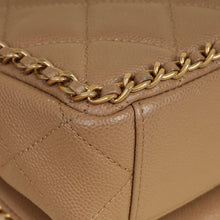 Chanel Beige CC Never Ending Chain Flap Bag