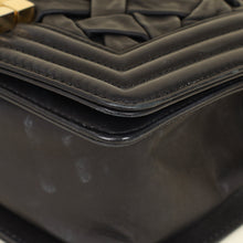Chanel Black Le Boy Woven Small Bag