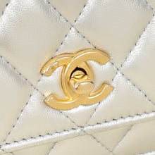 Chanel Silver CC Top Handle Wallet On Chain