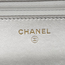 Chanel Silver CC Top Handle Wallet On Chain