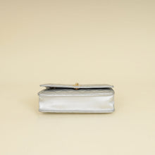 Chanel Silver CC Top Handle Wallet On Chain
