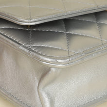 Chanel Silver CC Top Handle Wallet On Chain