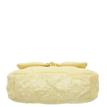Chanel Light Yellow CC 19 Sequins Small Flap Bag