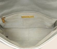 Chanel Metallic Silver 19 Flap Small Shoulder Bag