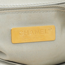 Chanel Metallic Silver 19 Flap Small Shoulder Bag