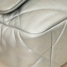 Chanel Metallic Silver 19 Flap Small Shoulder Bag