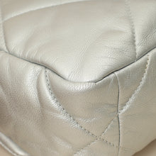 Chanel Metallic Silver 19 Flap Small Shoulder Bag