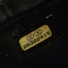 Chanel Black CC Filigree Vanity Case