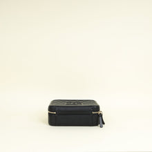 Chanel Black CC Filigree Vanity Case