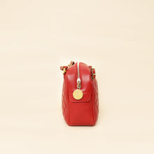 Chanel Red CC Quilted Camera Shoulder Bag