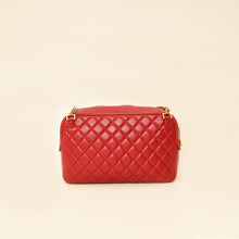 Chanel Red CC Quilted Camera Shoulder Bag