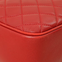 Chanel Red CC Quilted Camera Shoulder Bag