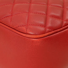 Chanel Red CC Quilted Camera Shoulder Bag