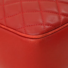 Chanel Red CC Quilted Camera Shoulder Bag