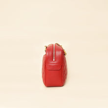 Chanel Red CC Quilted Camera Shoulder Bag