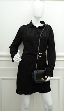 Chanel Bicolor CC Lovely Chains Woven Around Flap Bag