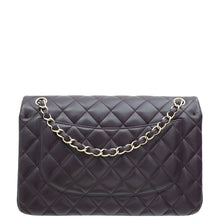 Chanel Dark Blum Classic Double Flap Jumbo Bag