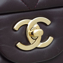 Chanel Dark Blum Classic Double Flap Jumbo Bag