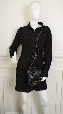 Chanel Black CC 22 Mini Shiny Bag