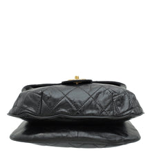 Chanel Black CC Bubble Large Messenger Flap Bag