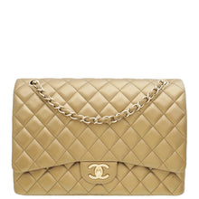 Chanel Bronze CC Classic Double Flap Maxi Bag