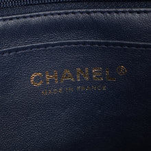 Chanel Blue Mini Rectangular Flap Metal Top Handle Bag