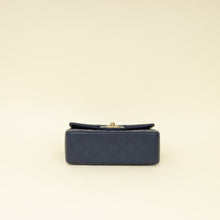 Chanel Blue Mini Rectangular Flap Metal Top Handle Bag