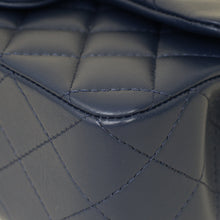 Chanel Blue Mini Rectangular Flap Metal Top Handle Bag