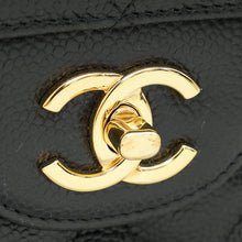 Chanel Black CC Classic Double Flap Jumbo Bag