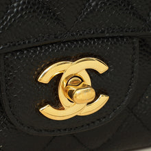 Chanel Black CC Classic Medium Double Flap Bag